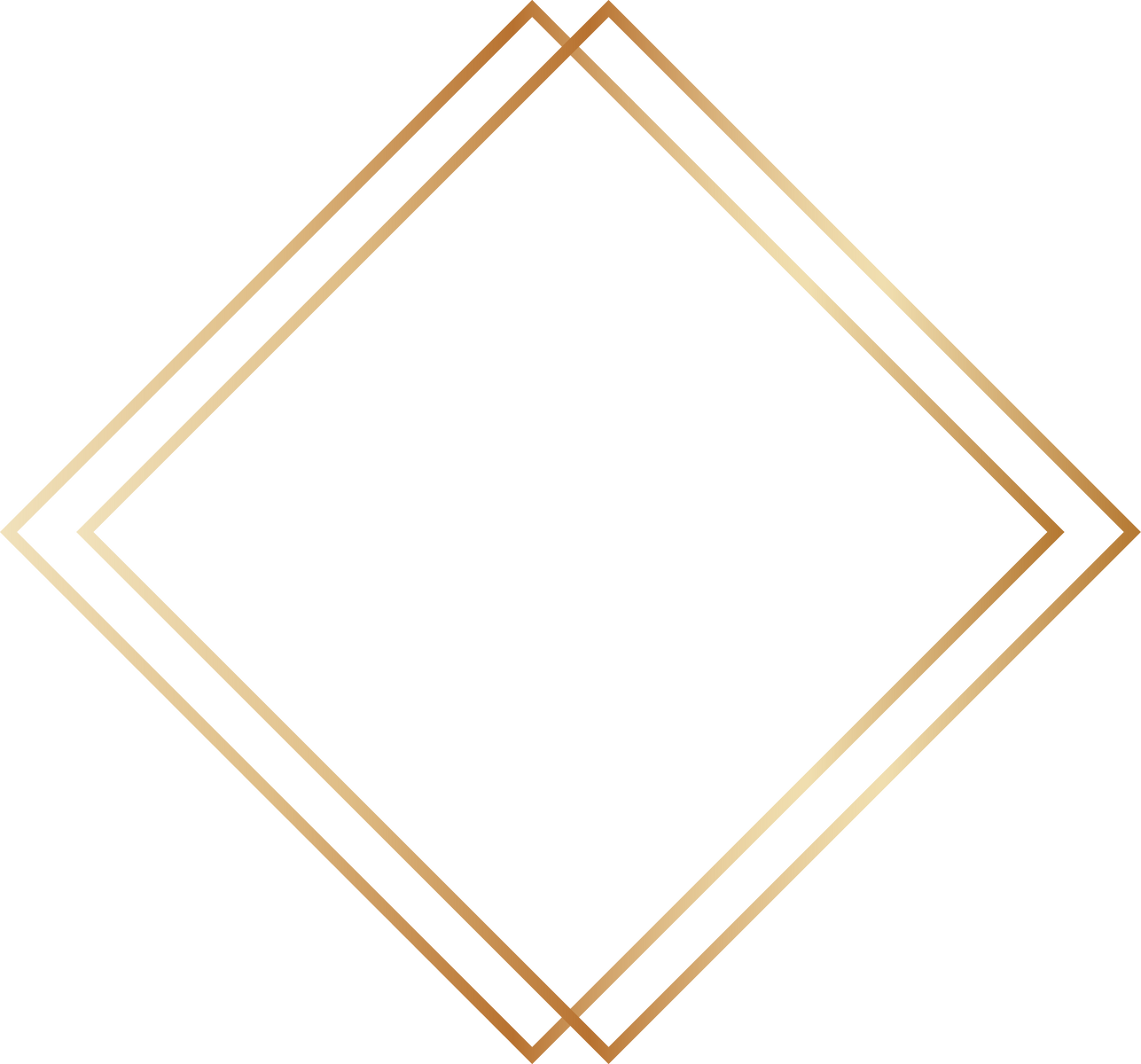 Gold Frame Geometric