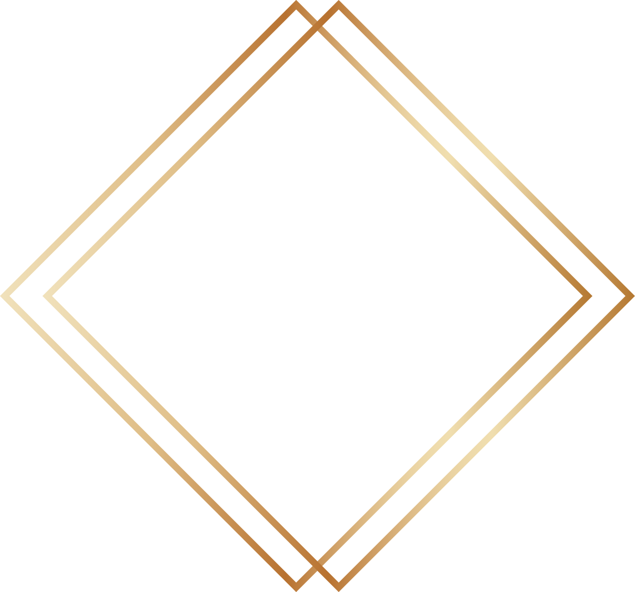 Gold Frame Geometric